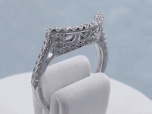 0.30 CTW ROUND CUT DIAMOND WEDDING RING D SI