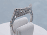 0.30 CTW ROUND CUT DIAMOND WEDDING RING D SI
