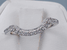 0.30 CTW ROUND CUT DIAMOND WEDDING RING D SI