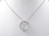 0.62 CTW LAB GROWN DIAMOND CIRCLE PENDANT WITH CHAIN 