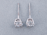 0.78 CTW ROUND CUT LAB GROWN DIAMOND STUD EARRINGS F VS (b)