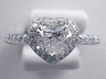 0.90 CTW HEART SHAPE DIAMOND ENGAGEMENT RING I SI1