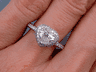 0.90 CTW HEART SHAPE DIAMOND ENGAGEMENT RING I SI1