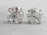 1.10 CTW DIAMOND STUD EARRINGS LAB GROWN HI VS WHITE GOLD LOW PRICE