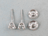 1.10 CTW DIAMOND STUD EARRINGS LAB GROWN HI VS WHITE GOLD LOW PRICE