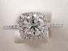 1.22 CTW ROUND CUT LAB GROWN DIAMOND ENGAGEMENT RING I VS2