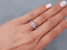 1.23 CTW DIAMOND ENGAGEMENT RING LAB GROWN H SI1 LOW PRICE