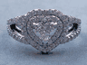 1.28 CTW HEART SHAPE DIAMOND ENGAGEMENT RING