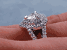 1.28 CTW HEART SHAPE DIAMOND ENGAGEMENT RING