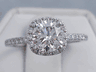 1.30 CTW ROUND CUT DIAMOND ENGAGEMENT RING LAB GROWN F SI1 
