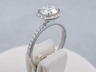 1.30 CTW ROUND CUT DIAMOND ENGAGEMENT RING LAB GROWN F SI1 