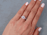 1.30 CTW ROUND CUT DIAMOND ENGAGEMENT RING LAB GROWN F SI1 