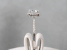  1.34 CTW ROUND CUT LAB GROWN DIAMOND ENGAGEMENT RING D I1