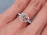 1.36 CTW ROUND BRILLIANT CUT DIAMOND ENGAGEMENT RING NATURAL CHOCOLATE VS2