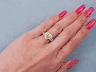 1.37 CTW HEART SHAPE DIAMOND ENGAGEMENT RING VIVID YELLOW VS2