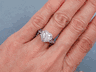 1.38 CTW HEART SHAPE DIAMOND ENGAGEMENT RING G SI3