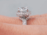 1.41 CTW ROUND CUT DIAMOND ENGAGEMENT RING LAB GROWN H SI2