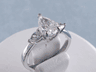 1.42 CTW PEAR SHAPE DIAMOND ENGAGEMENT RING 