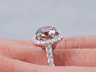 1.43 CTW ROUND BRILLIANT CUT DIAMOND ENGAGEMENT RING NATURAL CHOCOLATE SI1