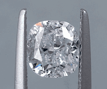 1.50 CARATS CUSHION CUT LAB GROWN DIAMOND D SI2 