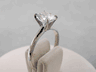 1.50 CARATS CUSHION CUT LAB GROWN DIAMOND ENGAGEMENT RING D VS2