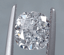 1.51 CARATS CUSHION CUT LAB GROWN DIAMOND D SI2