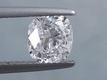 1.51 CARATS CUSHION CUT LAB GROWN DIAMOND D SI2