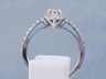 1.58 CTW MARQUISE CUT DIAMOND ENGAGEMENT RING VIVID YELLOW VS1