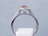 1.58 CTW ROUND BRILLIANT CUT DIAMOND ENGAGEMENT RING NATURAL CHOCOLATE VS2