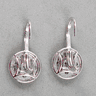 1.61CTW CLUSTER STYLE EARRINGS LOOK LIKE 5CT IN EACH EAR 