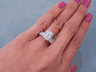 1.63 CTW EMERALD CUT DIAMOND WEDDING RING SET G VS2 (Includes a Matching Wedding Ring) 