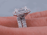 1.63 CTW EMERALD CUT DIAMOND WEDDING RING SET G VS2 (Includes a Matching Wedding Ring) 