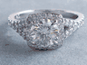 1.65 CTW ROUND CUT DIAMOND ENGAGEMENT RING H SI2