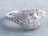 1.65 CTW ROUND CUT DIAMOND ENGAGEMENT RING H SI2