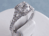 1.65 CTW ROUND CUT DIAMOND ENGAGEMENT RING H SI2