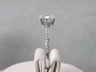 1.67 CTW CUSHION CUT LAB GROWN DIAMOND ENGAGEMENT RING H I1