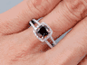 1.70 CTW CUSHION CUT DIAMOND ENGAGEMENT RING CHOCOLATE VS2
