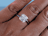 1.72 CT RADIANT CUT DIAMOND SOLITAIRE ENGAGEMENT RING H VS2
