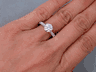 1.73 CTW ROUND CUT LAB GROWN DIAMOND ENGAGEMENT RING