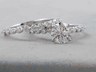 1.78CTW LAB GROWN DIAMOND ENGAGEMENT & WEDDING RING SET, LOW PRICE!