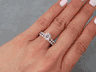 1.78CTW LAB GROWN DIAMOND ENGAGEMENT & WEDDING RING SET, LOW PRICE!