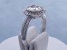 1.84 CTW CUSHION CUT DIAMOND WEDDING RING SET G SI2 (Includes a Matching Wedding Ring)