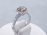 1.84 CTW ROUND BRILLIANT CUT DIAMOND ENGAGEMENT RING NATURAL CHOCOLATE SI1