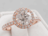 1.86 CTW ROUND CUT LAB GROWN DIAMOND ENGAGEMENT RING D I1