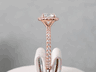  1.86 CTW ROUND CUT LAB GROWN DIAMOND ENGAGEMENT RING D I1