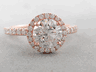  1.86 CTW ROUND CUT LAB GROWN DIAMOND ENGAGEMENT RING D I1