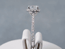 1.89 CTW CUSHION CUT LAB GROWN DIAMOND ENGAGEMENT RING D SI2