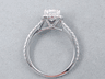 1.89 CTW CUSHION CUT LAB GROWN DIAMOND ENGAGEMENT RING D SI2