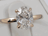1.90 CTW OVAL CUT DIAMOND ENGAGEMENT RING G VS2 14K YELLOW GOLD