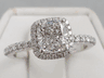 1.92 CTW CUSHION CUT LAB GROWN DIAMOND RING G SI2 LOW PRICE!
